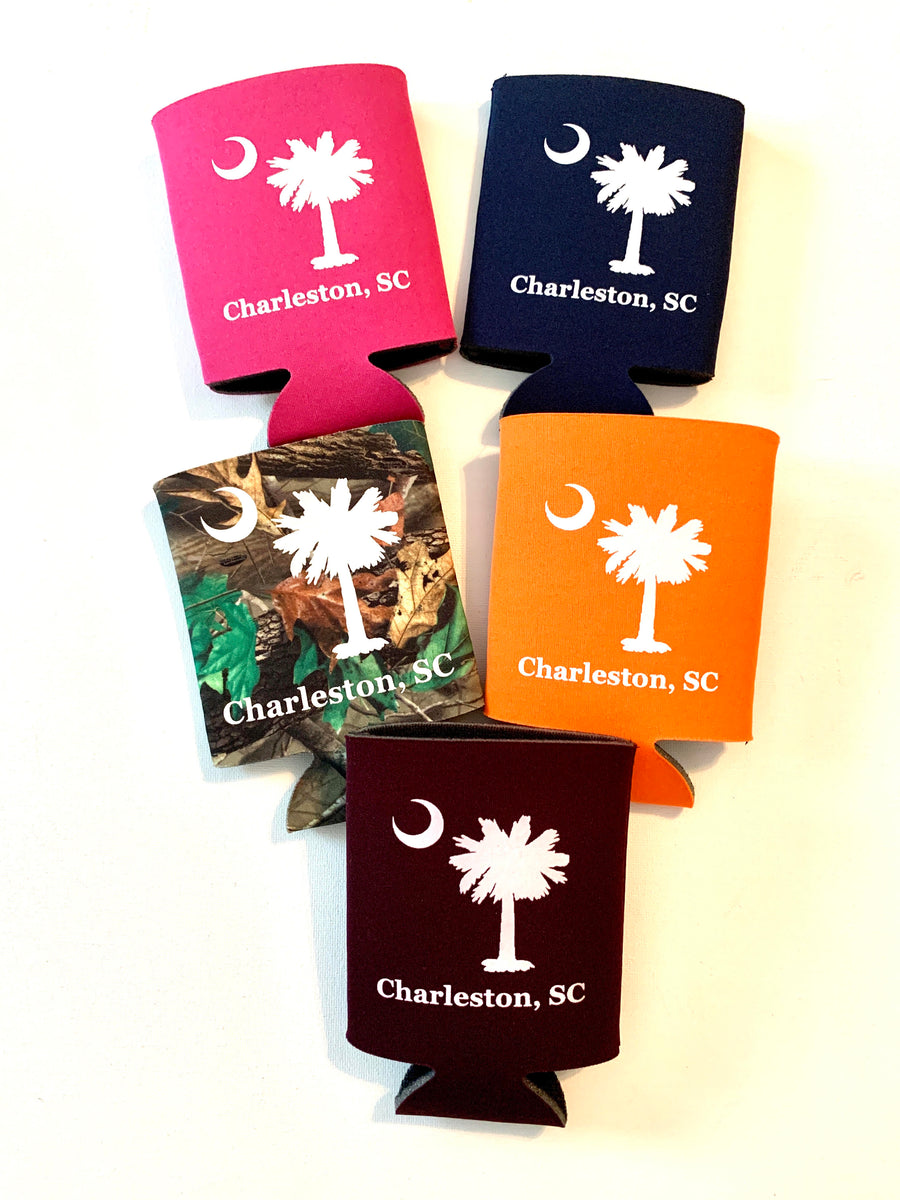 Charleston, SC can Koozies – Coastal Accessories; The Palmetto booth