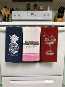 Tea Towel Rainbow Row