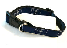 Load image into Gallery viewer, Dog Collar Navy Palmetto Tree
